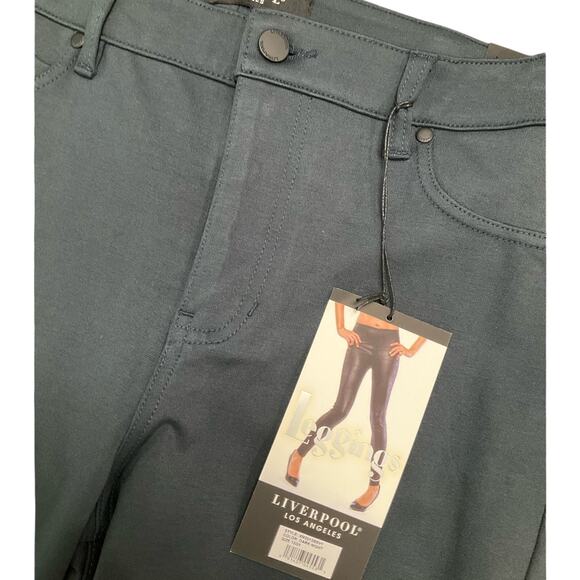 Liverpool Los Angeles Leggings Dark Knight Size 12 NWT - Picture 9 of 11